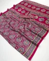 Pure Ajrakh 048 By Rajtex Modal Satin Ajrakh Print Sarees